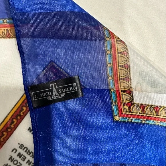 Lourdes Et La Grotte Scarf J. Mico Sancho multicolored - Picture 9 of 10